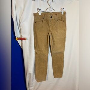 J. Crew corduroy pants, size 27